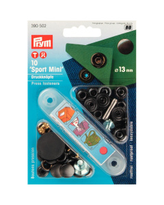 Prym 390502 Naaivrije drukknopen SPORT MINI MS 13 mm gebronsd - Kaart