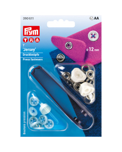Prym 390611 Jersey drukkn. knoop afb. 12 mm blauw - Kaart