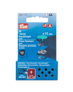 Prym 390777 Drukknopen Jersey 12 mm mint - Kaart