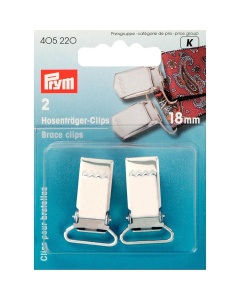 Prym 405220 Bretelclips ST 18 mm zilverkleurig - Kaart