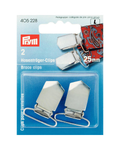 Prym 405228 Bretelclips ST 25 mm zilverkleurig - Kaart