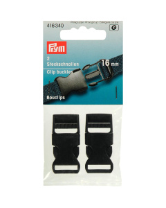 Prym 416340 Klikgespen sterk KST 16 mm zwart - Kaart