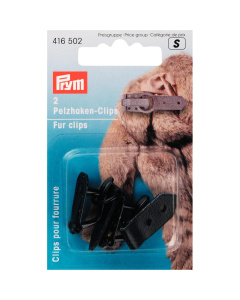 Prym 416502 Clips voor bonthaken zwart - Kaart