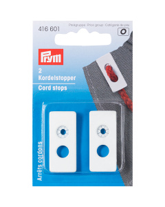Prym 416601 Koordstoppers 2 gaat. rechthoek. wit - Kaart