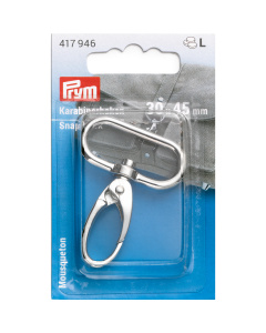 Prym 417946 Karabijnhaak 30x45mm zilverkleurig 1st - Kaart