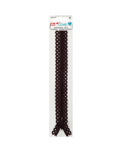 Prym 418211 Prym Love Rits S11 deco 20cm donkerbruin - Kaart