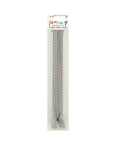 Prym 418403 Prym Love Rits S11 deco 40cm zilver grijs - Kaart