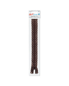 Prym 418411 Prym Love Rits S11 deco 40cm donkerbruin - Kaart