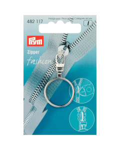 Prym 482117 Fashion-Zipper Ring zilverkleurig - Kaart