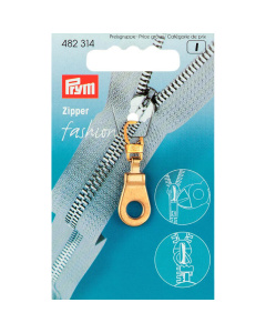 Prym 482314 Fashion-Zipper Ring goudkleurig - Kaart