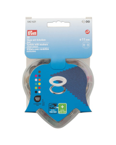 Prym 542621 Ringen met schijven 11 mm mix doos - Kaart