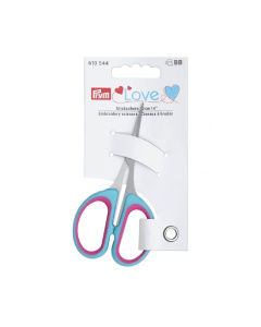 Prym 610544 Prym Love Borduurschaar 10cm mint/fuchsia - Kaart