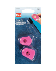 Prym 611103 Naaldgrijpers silicoon fuchsia M + L - Kaart