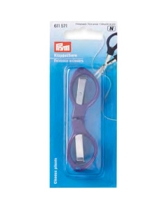 Prym 611571 Klapschaar plasticgrep. donkerviolet 10 cm - Kaart
