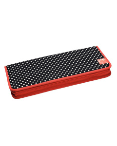 Prym 612181 Breinaaldenetui Polka Dots zwart/wit - STUK