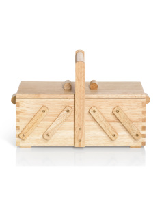 Prym 612545 Naaibox hout licht S - STUK