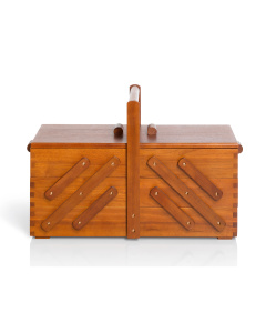 Prym 612551 Naaibox hout donker L - STUK