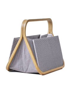 Prym 612556 Fold & Store mand canvas & bamboe - STUK