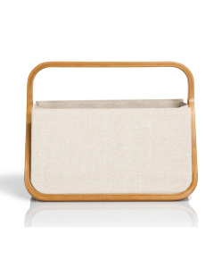 Prym 612563 Mand Fold & Store canvas & bamboe natuur - STUK