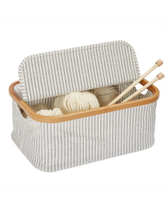 Prym 612682 Box Canvas & bambo? opvouwbaar grijs - STUK