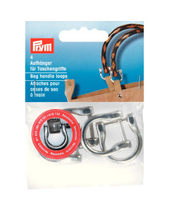Prym 615130 Handvatlussen voor handtas 18 mm zilverkleurig - Kaart