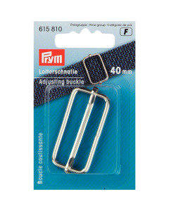 Prym 615810 Regelbare gesp 40 mm zilverkleurig - Kaart