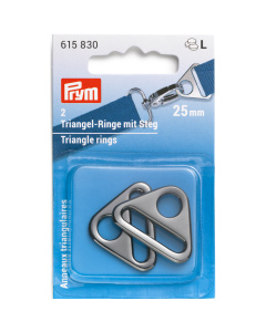 Prym 615830 Driehoekringen met gleuf 25mm geschutbrons2st - Kaart