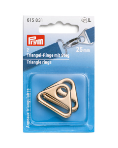 Prym 615831 Driehoekringen met gleuf 25mm new gold2st - Kaart