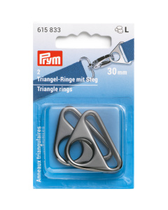 Prym 615833 Driehoekringen met gleuf 30mm geschutbrons2st - Kaart