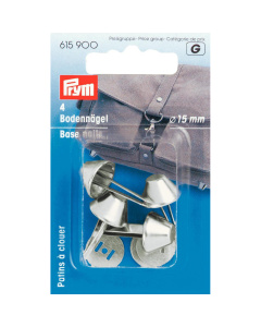 Prym 615900 Bodemnagels voor tassen Ø 15 mm zilverkleurig - Kaart