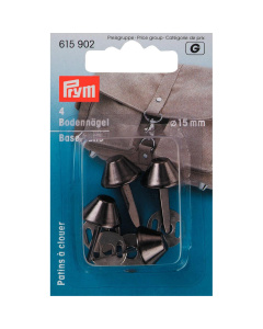 Prym 615902 Bodemnagels voor tassen Ø 15 mm oudzilver - Kaart
