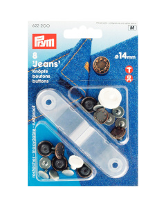 Prym 622200 Jeansknopen MS lauwerkrans 14 mm oudkoper - Kaart