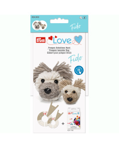 Prym 624202 Prym Love Pomponsjabloon Hond Fido - Kaart