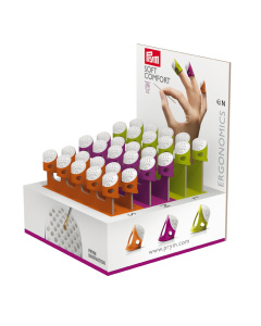 Prym 651751 Display met 3 x 10 vingerhoeden ergonomics ass. kleuren - STUK