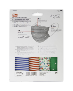 Prym 661015 DHZ-set voor 4 mond-/neusmaskers - SET