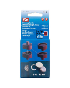 Prym 673142 Gereedschapset drukknopen Jersey 10+12 mm - Kaart