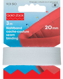 Prym 901510 Katoenband sterk 20 mm wit - Kaart