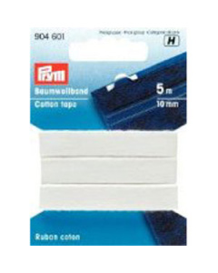 Prym 904611 Katoenband 15 mm wit - Kaart