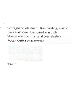 Prym 906710 Biaisband elastisch 40/20 mm wit - Meter
