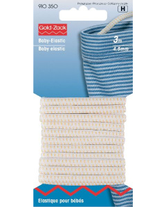 Prym 910350 Baby-elastiek 4,5 mm wit - Kaart