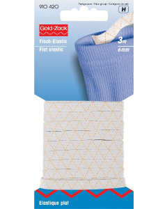 Prym 910420 Plat elastiek 6 mm wit - Kaart