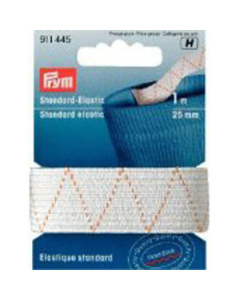 Prym 911445 Standaard elastiek 25 mm wit - Kaart