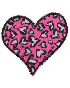 Prym 922020 Applicatie Hart opstrijkbaar fuchsia - Kaart