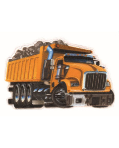 Prym 923239 Applicatie Truck opstrijkbaar/zelfklevend oranje - Kaart