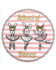 Prym 924358 Applicatie School wit/fuchsia - Kaart