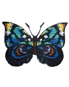 Prym 924366 Applicatie vlinder blauw/bruin - Kaart
