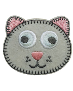 Prym 924368 Applicatie kat grijs - Kaart