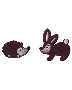 Prym 924373 Applicatie egel&haas donkerrood - Kaart
