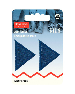 Prym 925282 Applicatie Driehoeken klein, Jeans donker - Kaart
