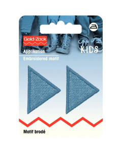 Prym 925283 Applicatie Driehoeken klein, Jeans licht - Kaart